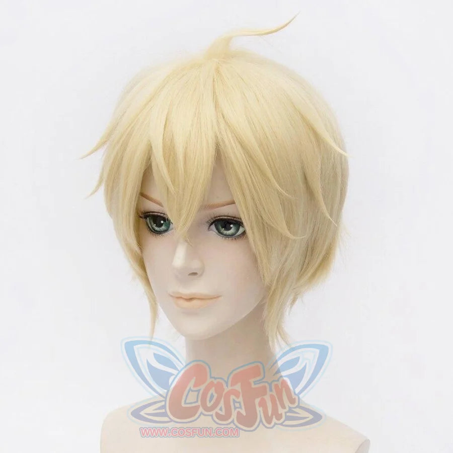 Seraph Of The End Mikaela Hyakuya Cosplay Wigs Blond Hair C00084