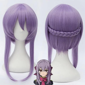Seraph Of The End Shinoa Hiiragi Cosplay Wigs And Bowknot Barrettes