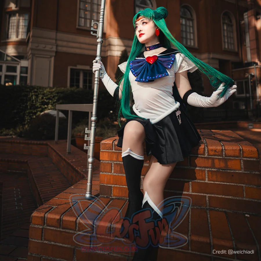 Sailor Super S Film Sailor Pluto Setsuna Meioh Trista Cosplay Costume CLT1410
