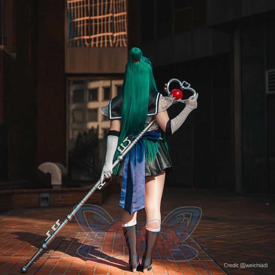 Sailor Super S Film Sailor Pluto Setsuna Meioh Trista Cosplay Costume CLT1410
