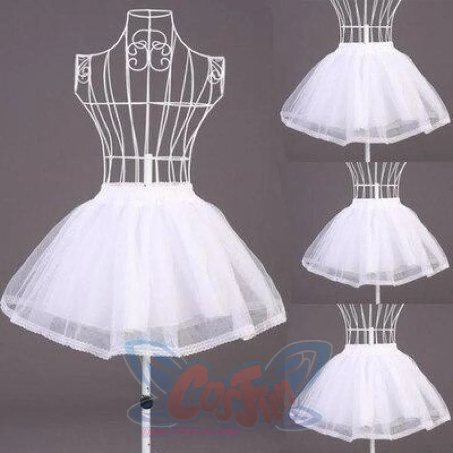 Sexy Bust Open Kitty Ruffle Lace Maid Dress Cosplay Costume Petticoat / One Size Costumes