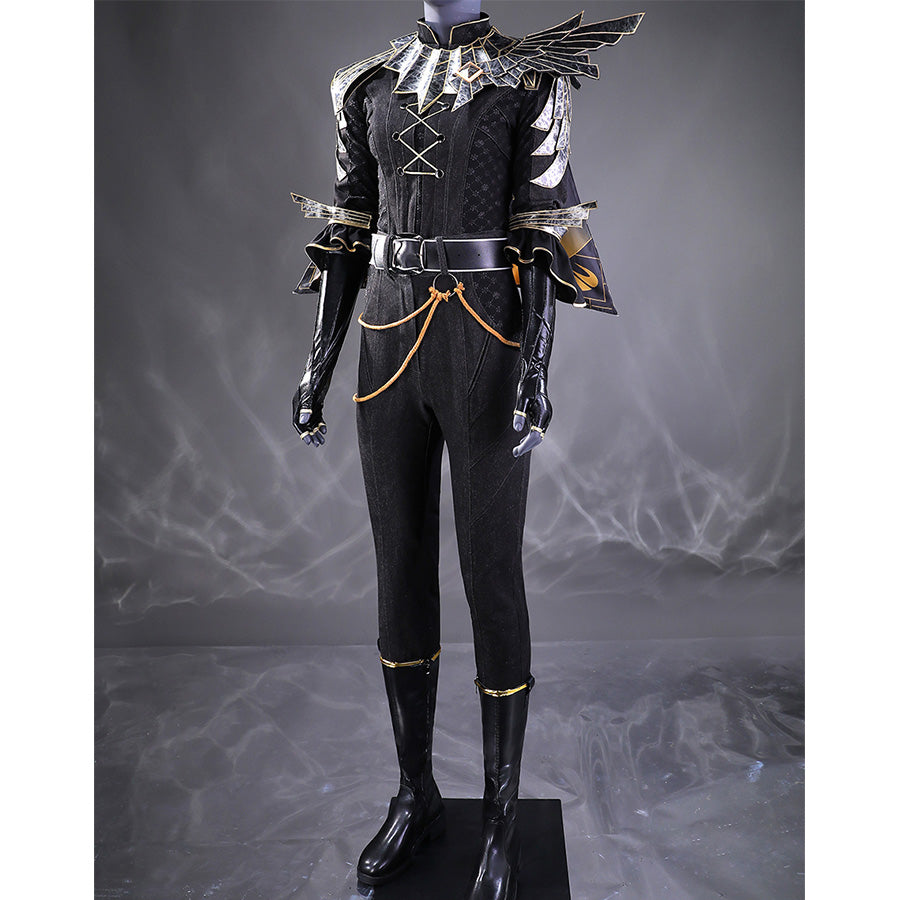 Maelle Cosplay Costume: Black and silver details