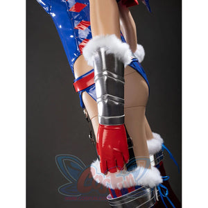 Swords & Slippers Snow White cosplay arm guard detail pairs a red glove with silver-tone forearm armor.