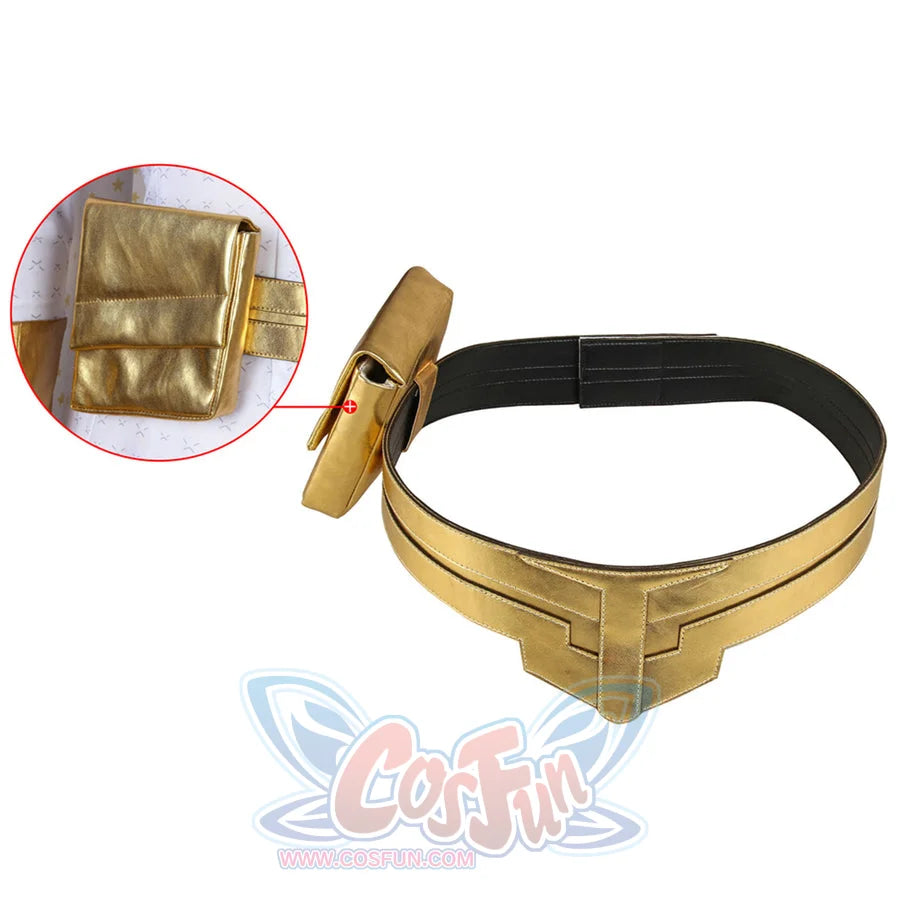 The Boys Starlight cosplay belt set pairs a gold-tone waist piece beside the detachable pouch.