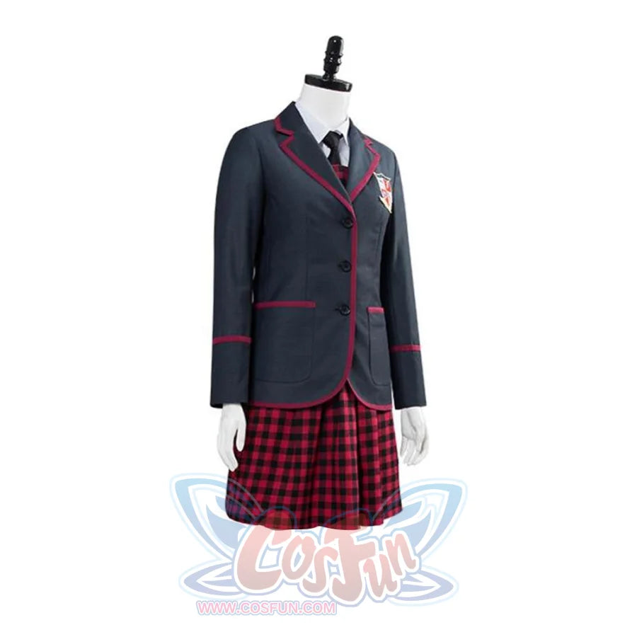 The Umbrella Academy Vanya Allison Cosplay Costume Girls School Uniform Costumes