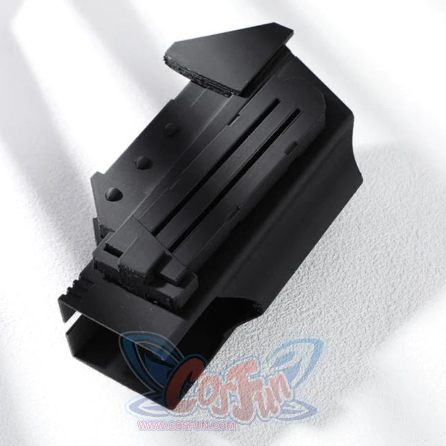 Thunderbolts John Walker cosplay costume includes a black molded utility holster with straps.