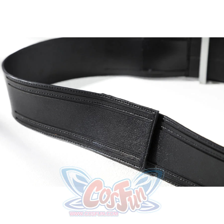 Thunderbolts John Walker cosplay costume belt with double stitching details and a textured section.