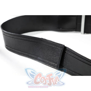 Thunderbolts John Walker cosplay costume belt with double stitching details and a textured section.