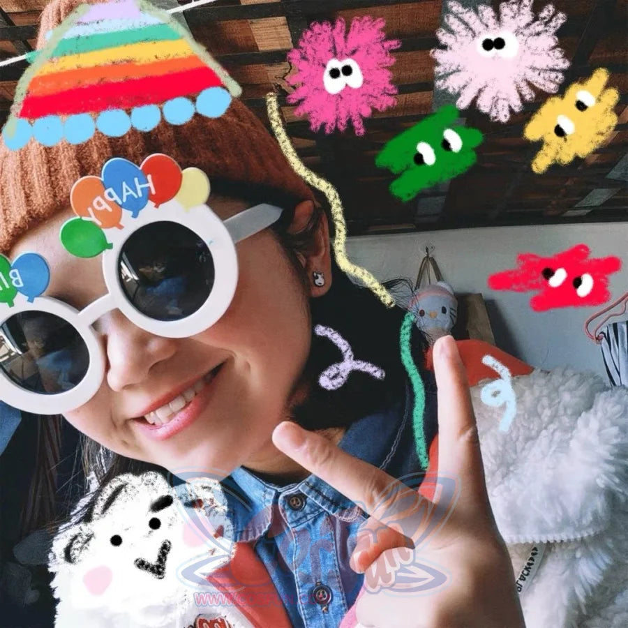 Unicorn Funny Toys Selfie Gadget Picnic Use Birthday Party Gifts Specs Glasses