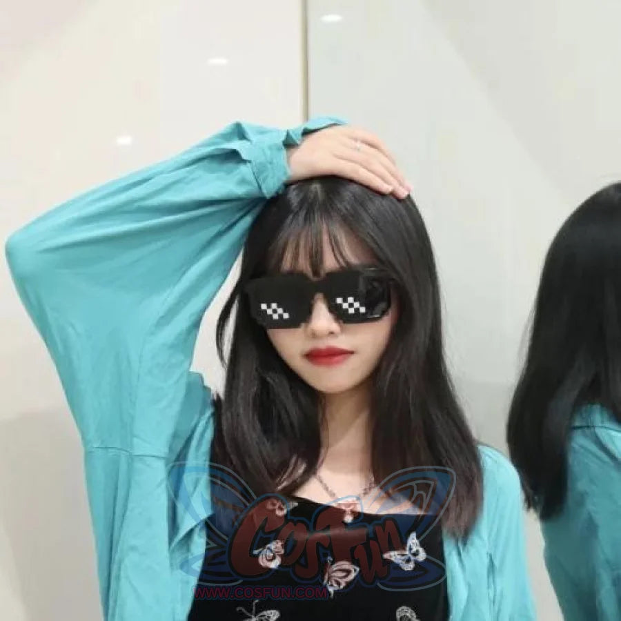 Unicorn Funny Toys Selfie Gadget Picnic Use Birthday Party Gifts Specs Glasses Black Mosaic