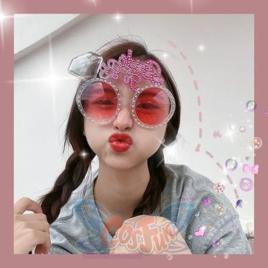 Unicorn Funny Toys Selfie Gadget Picnic Use Birthday Party Gifts Specs Glasses Green Hands