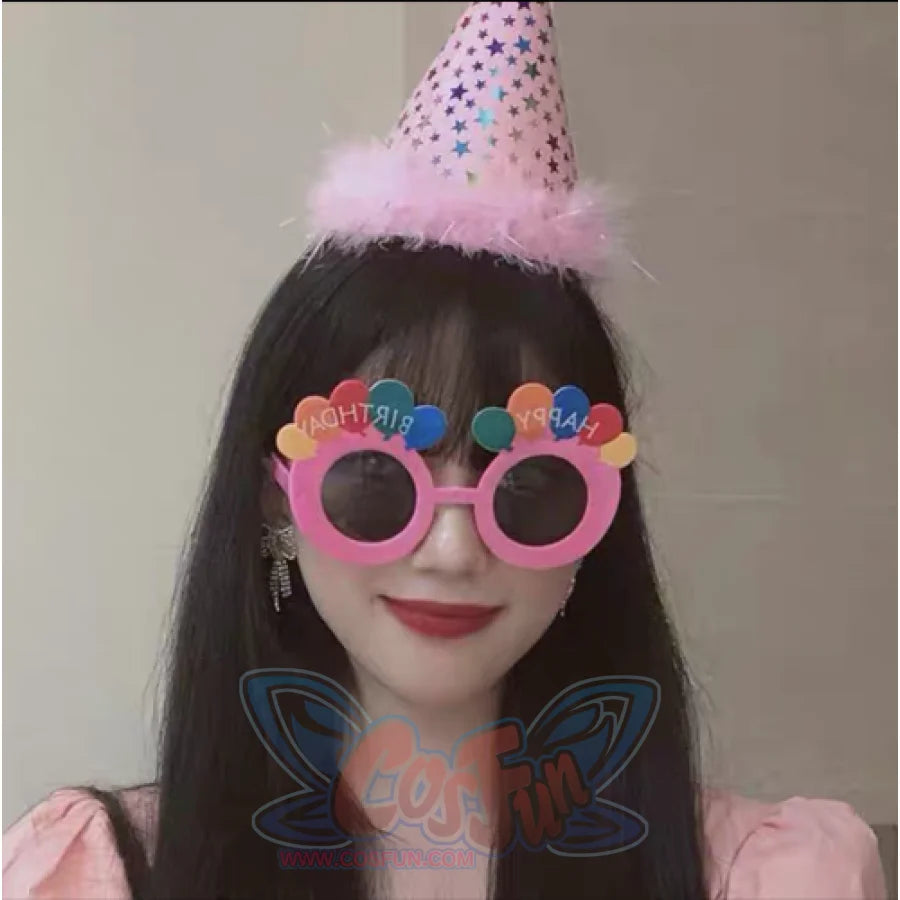 Unicorn Funny Toys Selfie Gadget Picnic Use Birthday Party Gifts Specs Glasses Happy Ball Pink