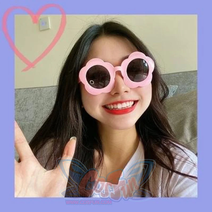 Unicorn Funny Toys Selfie Gadget Picnic Use Birthday Party Gifts Specs Glasses Pink Flowers