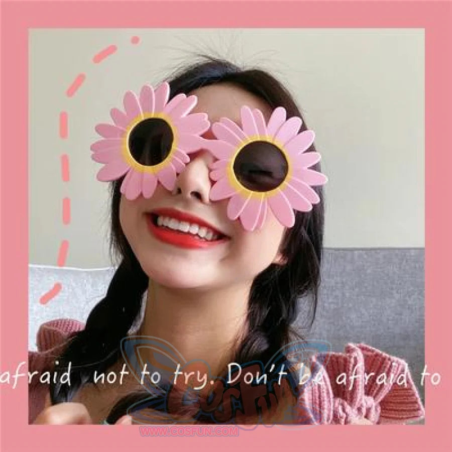 Unicorn Funny Toys Selfie Gadget Picnic Use Birthday Party Gifts Specs Glasses Pink Sunflowers