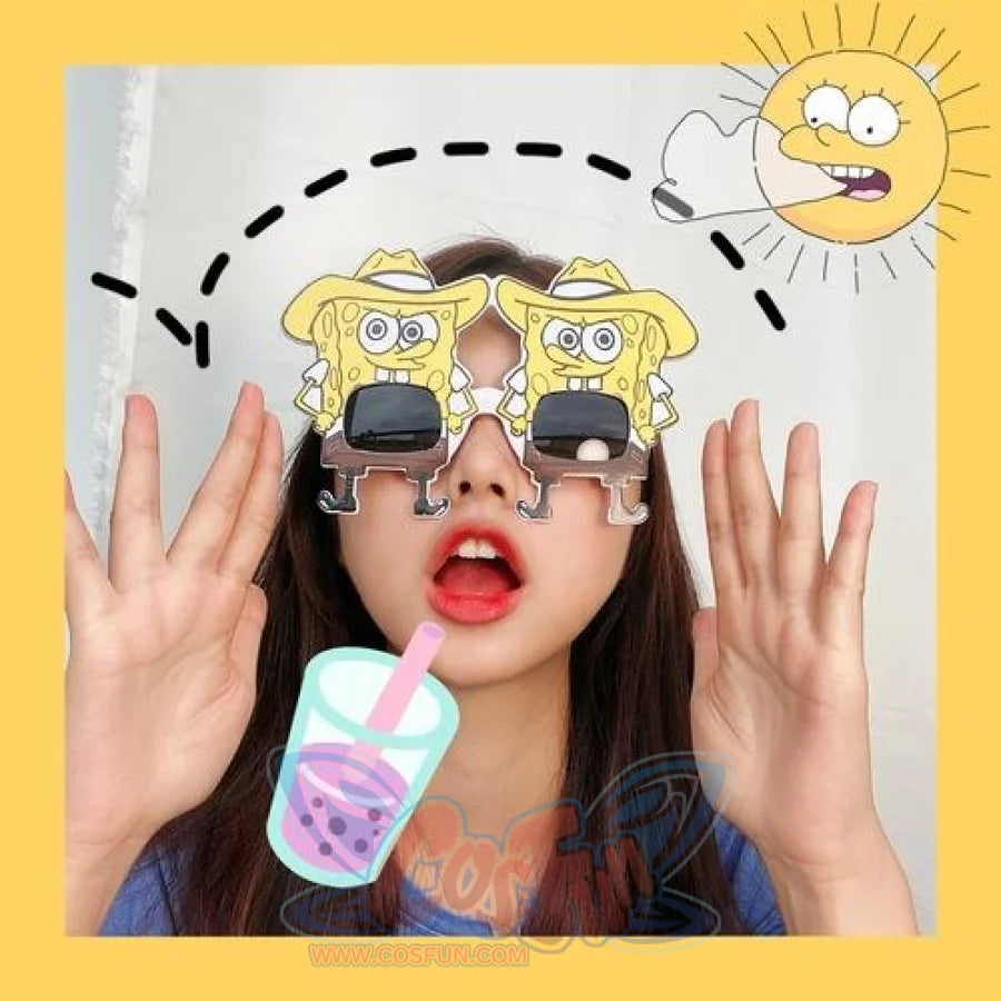 Unicorn Funny Toys Selfie Gadget Picnic Use Birthday Party Gifts Specs Glasses Spongebob