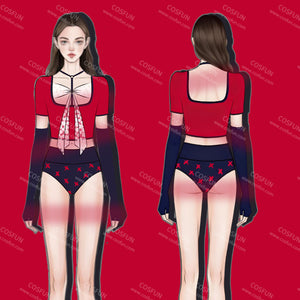 【CONFIRMATION】$3 Deposit = $10 Coupon Hazbin Hotel Vaggie Cosplay Derivative Swimsuit