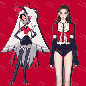 【CONFIRMATION】$3 Deposit = $10 Coupon Hazbin Hotel Vaggie Cosplay Derivative Swimsuit