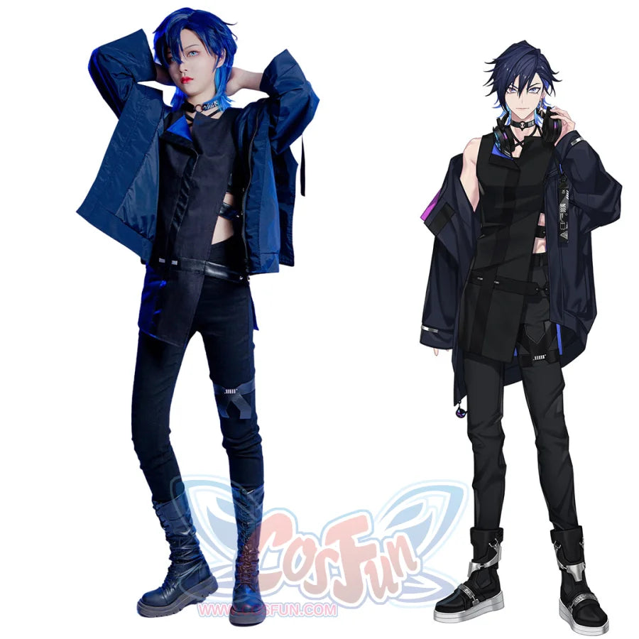 Virtual Youtuber Nijisanji En Yugo Asuma Cosplay Costume C07030 Costumes