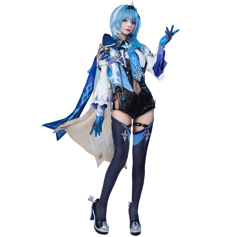 【Pre-sale】 Genshin Impact Eula Cosplay Costume Jacquard Version C00445