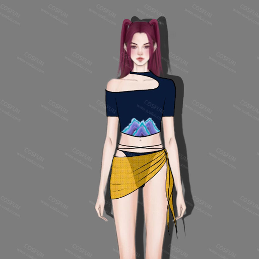 【CONFIRMATION】$3 Deposit = $10 Coupon Kpop Mira Derivative Swimsuit