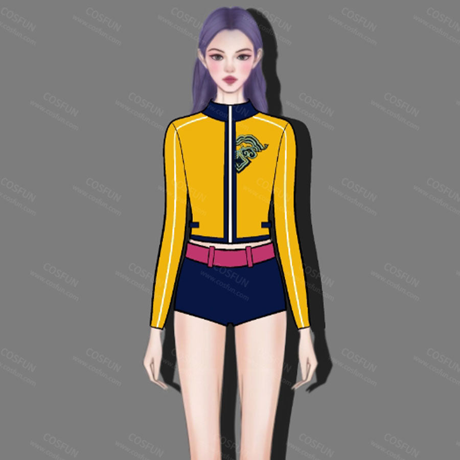 【CONFIRMATION】$3 Deposit = $10 Coupon Kpop Rumi Derivative Bodysuit Swimsuit