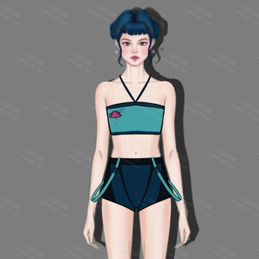【CONFIRMATION】$3 Deposit = $10 Coupon Kpop Zoey Derivative Swimsuit