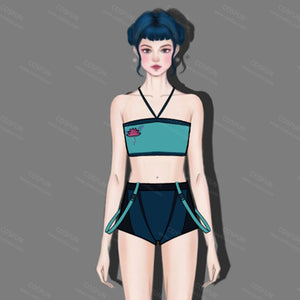 【PRE-SALE】Kpop Cosplay Zoey Swimsuit Women Tankini FAN0034
