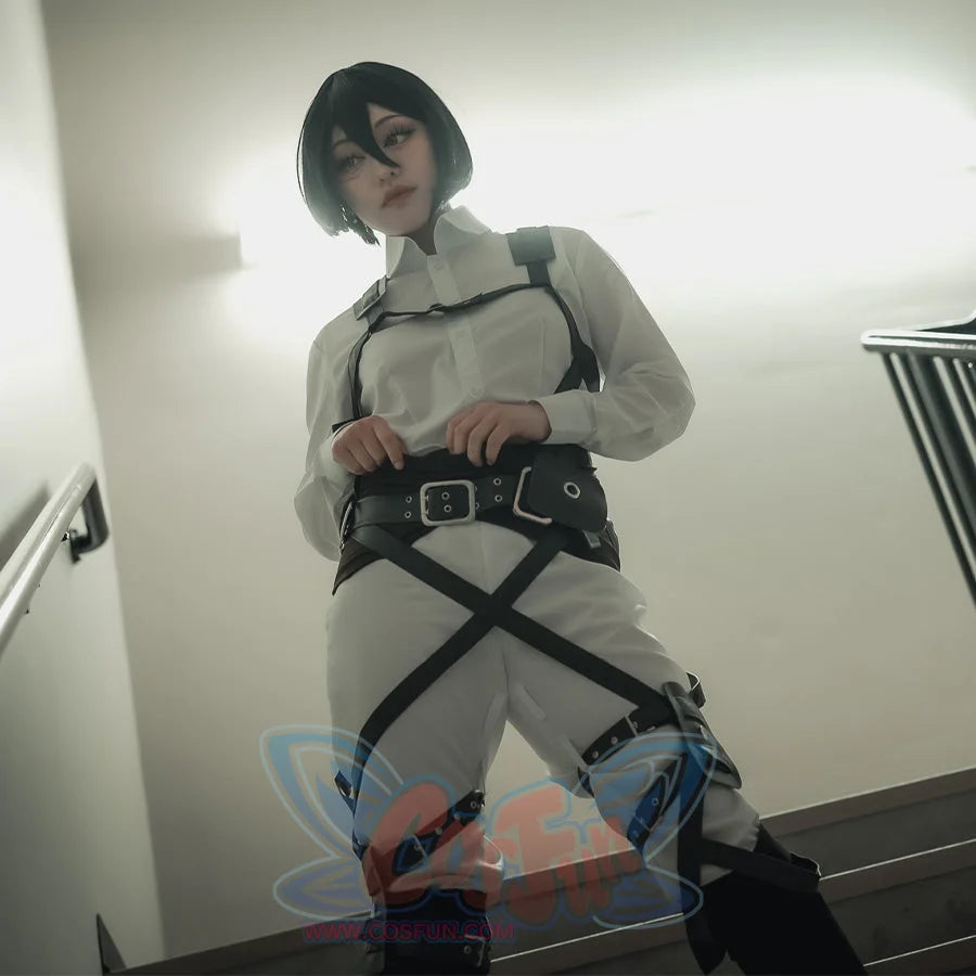 Attack on Titan Shingeki no Kyojin Mikasa Ackermann Cosplay Costume mp000733 Costumes