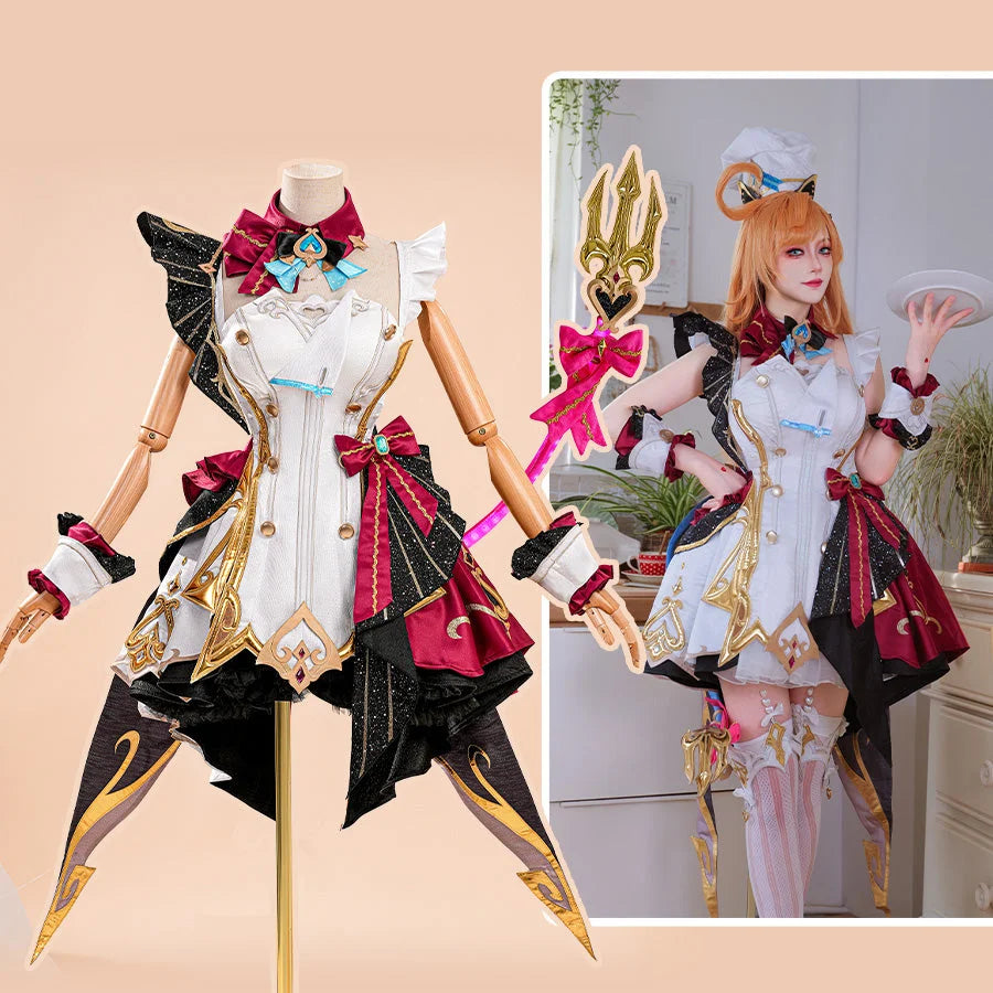 Genshin Impact Escoffier Cosplay Costumes C09429 AA Costumes