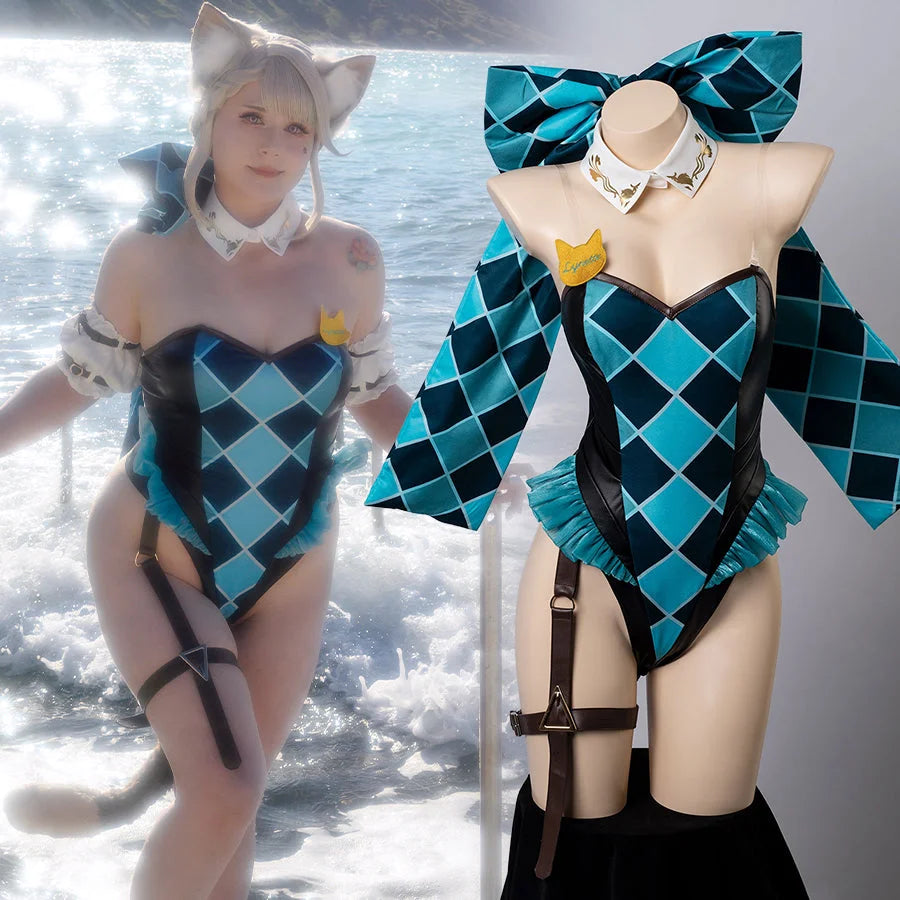 Lynette bunny suit full view