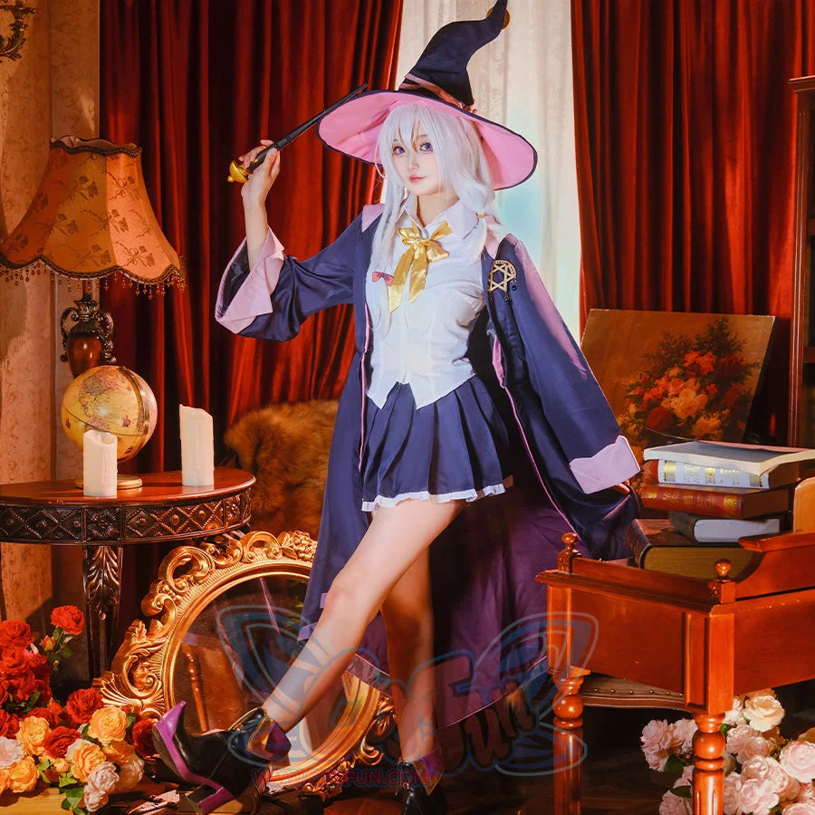 The Journey of Elaina Protagonist Elaina Cosplay Costume N00016, XS The Journey of Elaina Protagonist Elaina Cosplay Costume N00016, XS