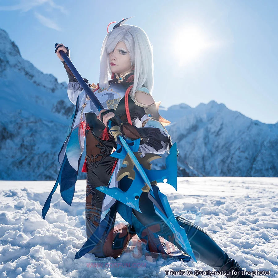 Genshin Impact Shenhe Cosplay Costume C07686 Aaa Costumes