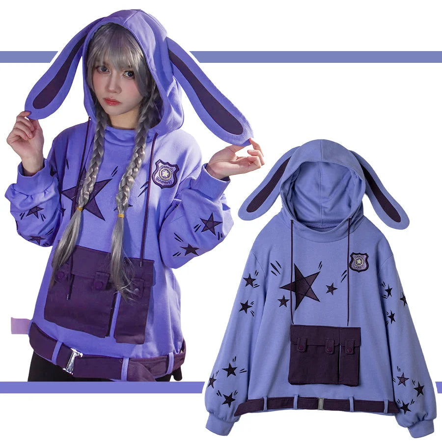 Judy bunny hoodie full view