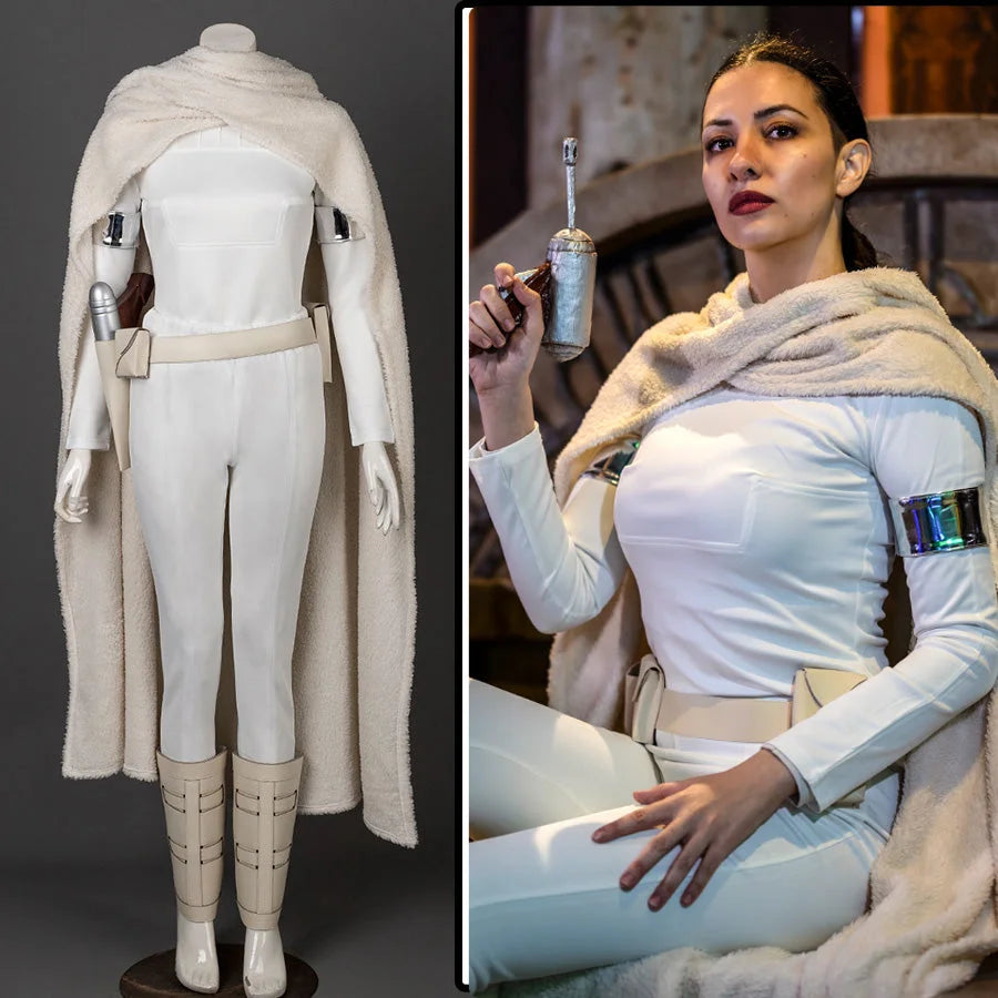 【Ready To Ship】Star Wars2 - The Empire Strikes Back Padmé Amidala Cosplay Costume C08699 Costumes