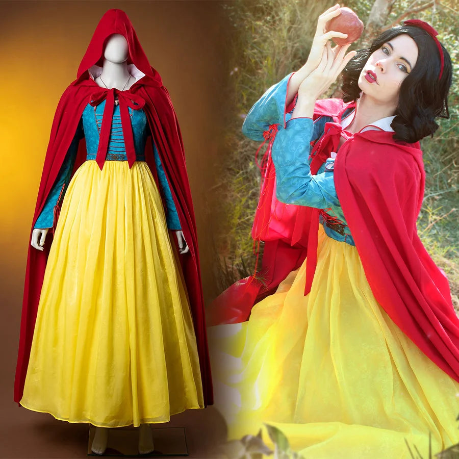 【PARTIALLY READY TO SHIP】Snow White Cosplay Costume Fairy Tale Forest Princess Dress BST0127, Made TO Order / XS 【PARTIALLY READY TO SHIP】Snow White Cosplay Costume Fairy Tale Forest Princess Dress BST0127, Made TO Order / XS