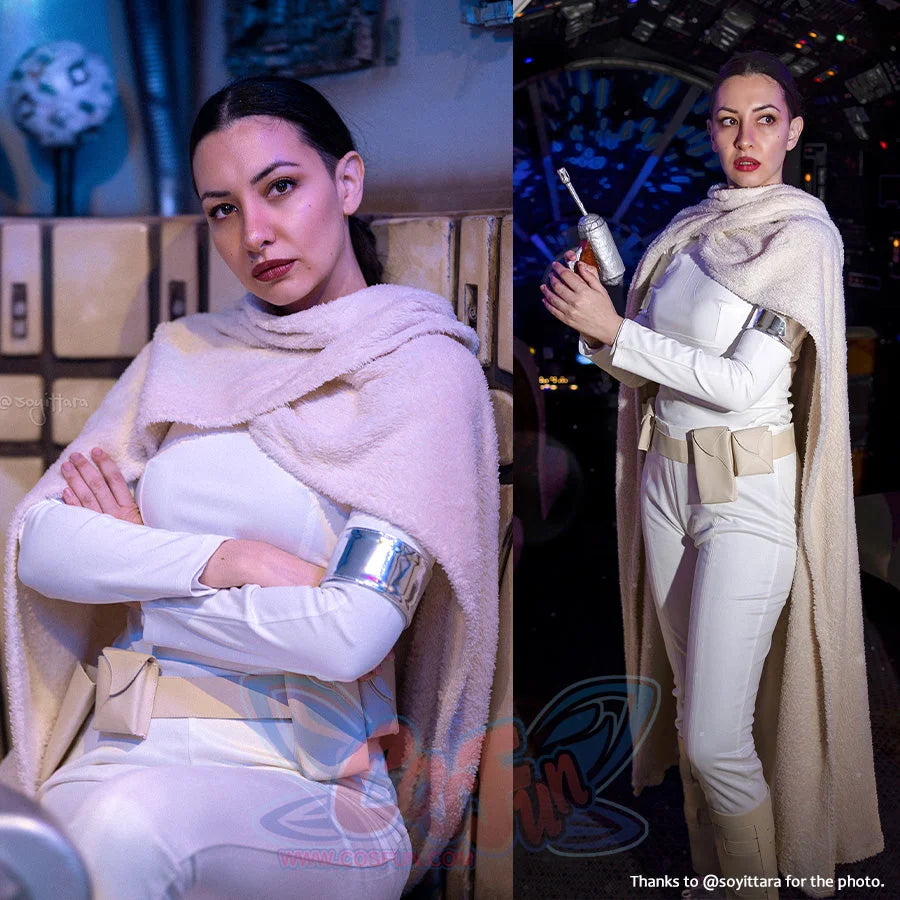 【Ready To Ship】Star Wars2 - The Empire Strikes Back Padmé Amidala Cosplay Costume C08699 Costumes