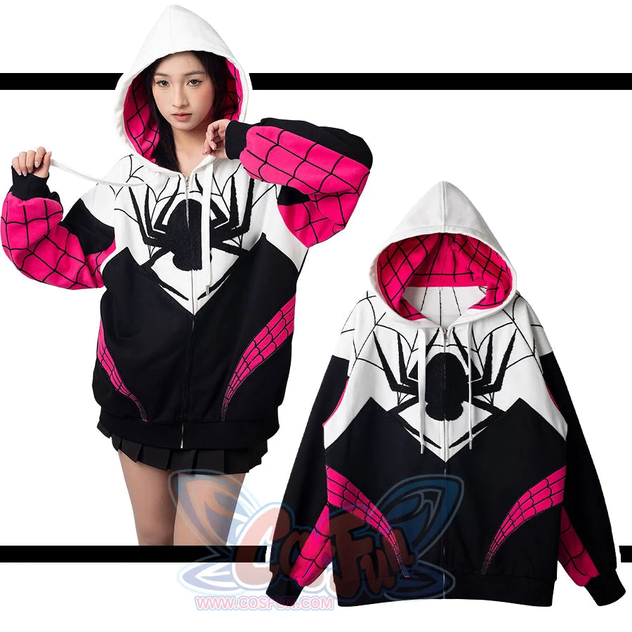 【PRE-SALE】COSFUN Original Girl Spider Theme Cosplay Derivative Hoodie Jacket FAN0003 Sweatshirt