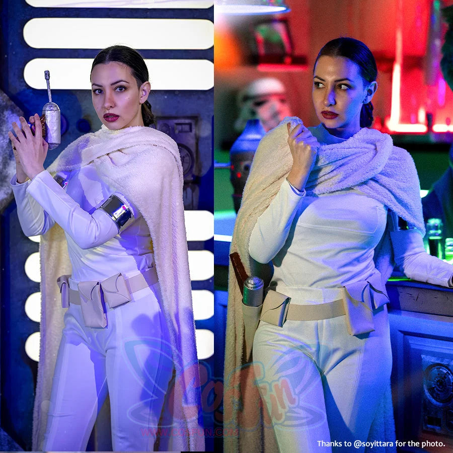 【READY TO SHIP】Star Wars2 - The Empire Strikes Back Padmé Amidala Cosplay Costume C08699 Costumes