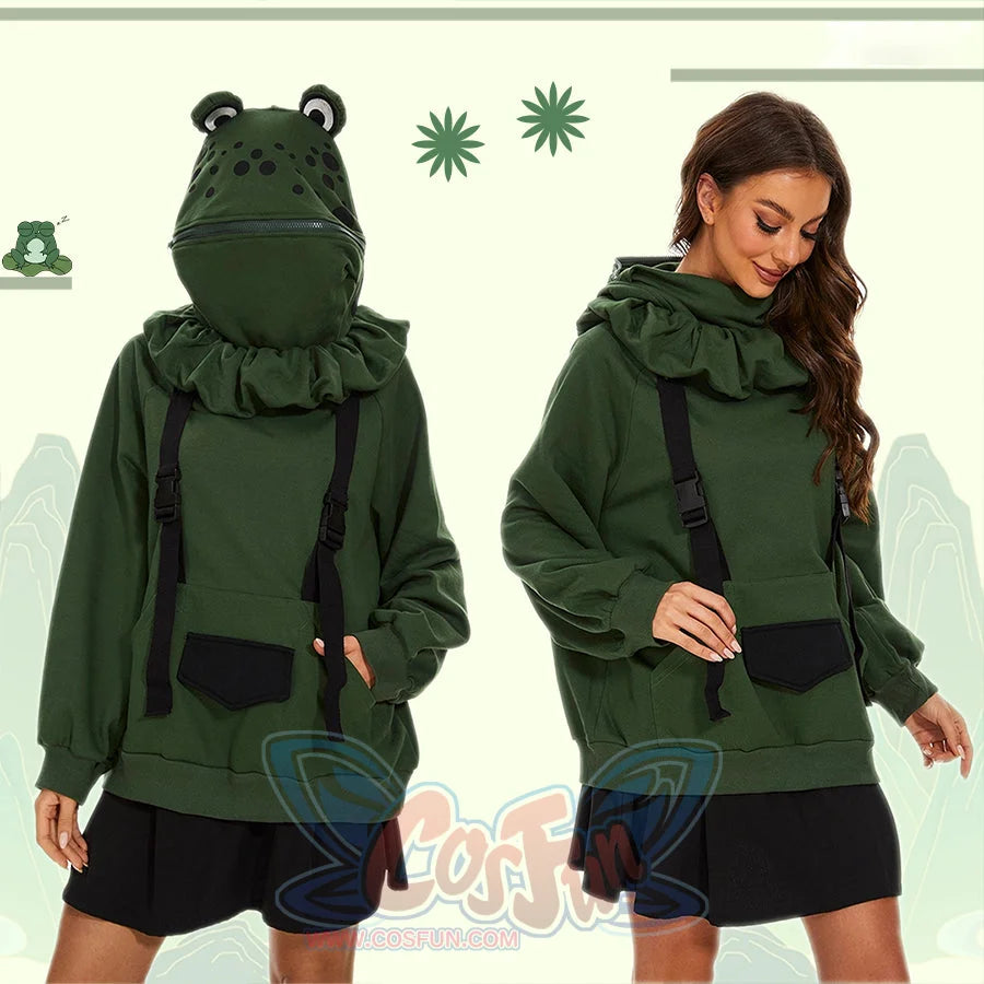 【Ready To Ship + Free Shipping】Cosfun Original Animal Tales: The Frog Prince Green Pullover