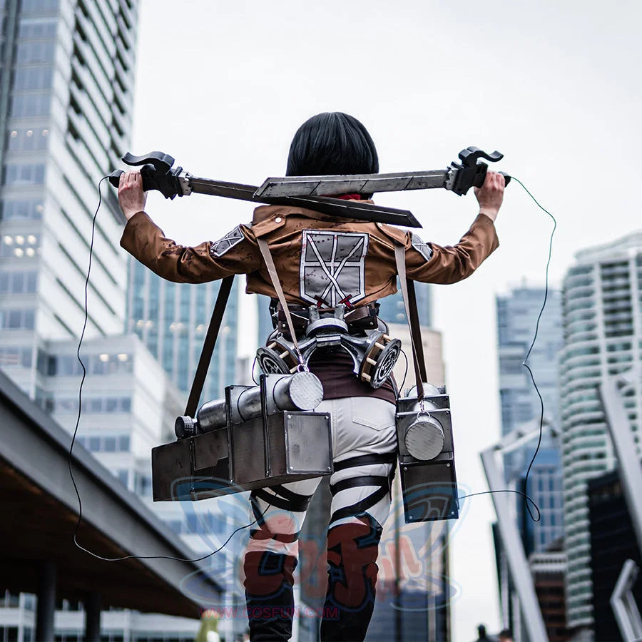 Attack on Titan Shingeki no Kyojin Mikasa Ackermann Cosplay Costume mp000733 Costumes