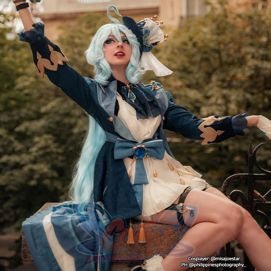 Genshin Impact White Furina Hydro Archon Cosplay Costume C08735 AAA Costumes