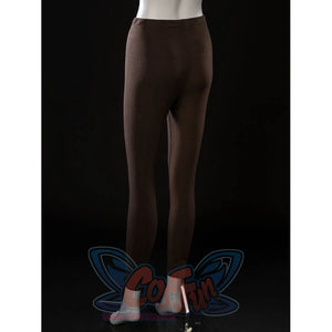 Witch Hat Atelier Coco Tetia Richeh cosplay leggings back view keeps the brown stretch fit below the cream robe.