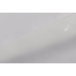 Wuthering Waves Aemeath cosplay mirror PU knit detail presents the smooth white surface used for the halter top.