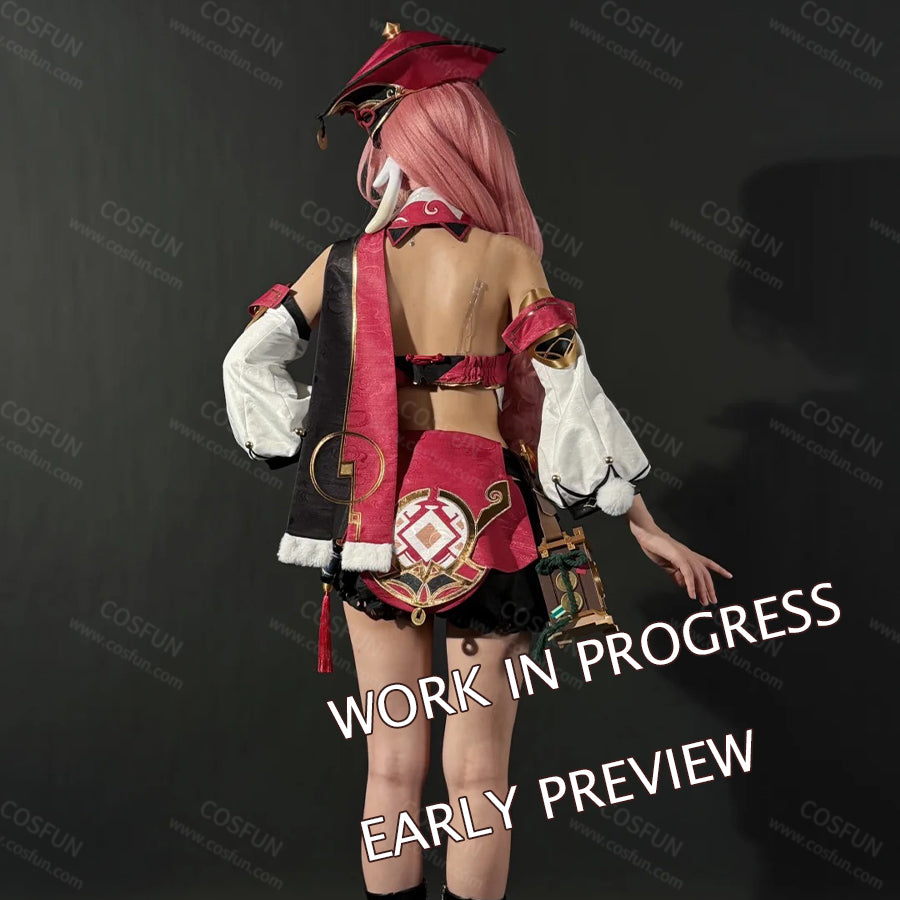 【CONFIRMATION】$5 Deposit = 12% OFF Coupon Genshin Impact Yanfei Cosplay Costume