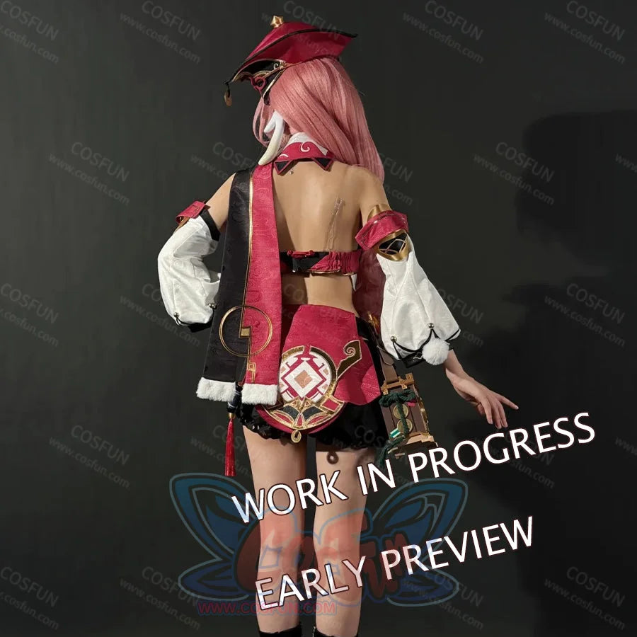 【CONFIRMATION】$5 Deposit = 12% OFF Coupon Genshin Impact Yanfei Cosplay Costume