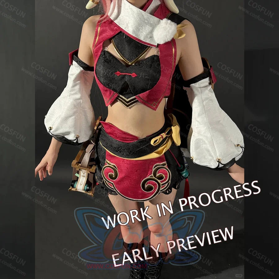【CONFIRMATION】$5 Deposit = 12% OFF Coupon Genshin Impact Yanfei Cosplay Costume