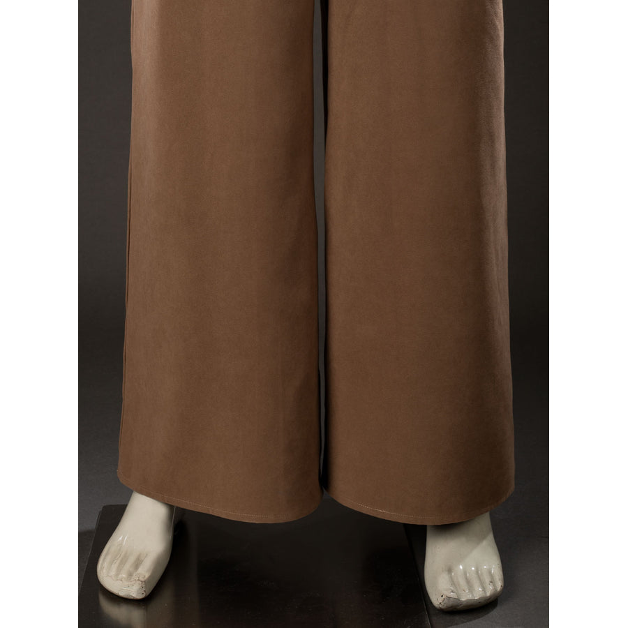 Yoda Master cosplay costume gathers the brushed cotton fabric into simple wide leg trousers for a loose character fit.