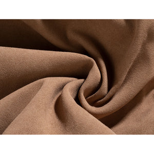 Yoda Master cosplay costume gathers the brushed cotton fabric in tight folds to highlight the soft knit material texture.