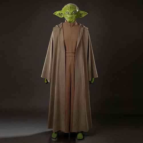 Galactic Saga Yoda Master Jedi Cosplay Costume BST0285
