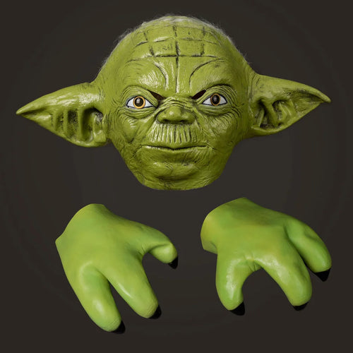 Galactic Saga Yoda Master Cosplay Headpiece and Claws N10116_H